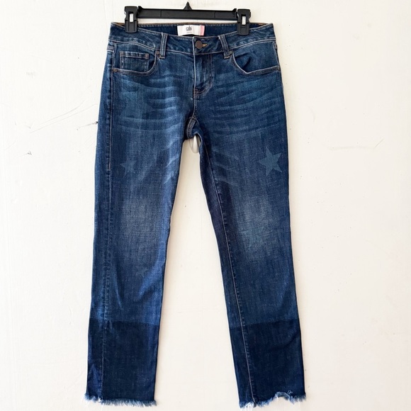 CAbi Celebrity Star Slim Boyfriend Two-Tone Denim Jeans Style# 3937 Size 2 - Picture 14 of 14